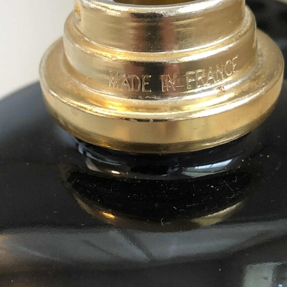 LAMPE BERGER PARIS Ltd Ed Fragrance Diffuser Gold Fleur-de-lis Black Porcelain - Picture 6 of 7